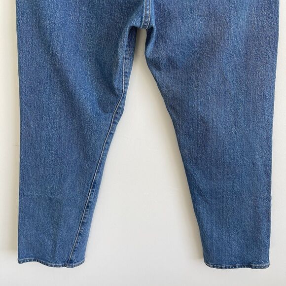 Levis Wedgie Straight Jeans Blue Women 29 Button Fly Hight Rise Stretch - Picture 9 of 14